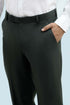 Veshbhoshaa Bluebird Men'S Olive Green Formal Trousers